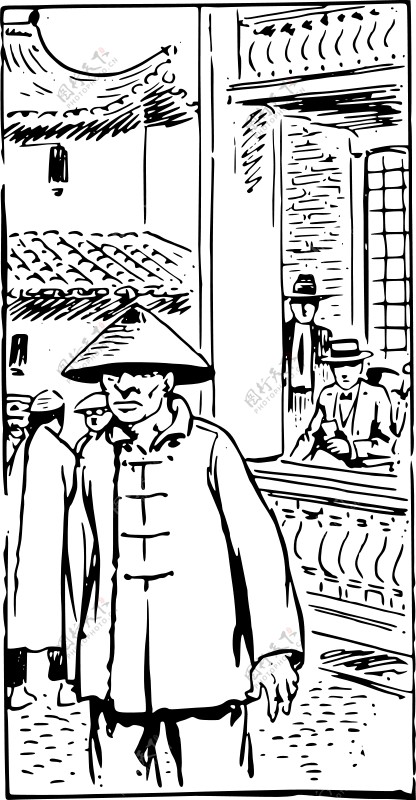 老套的中国人1916