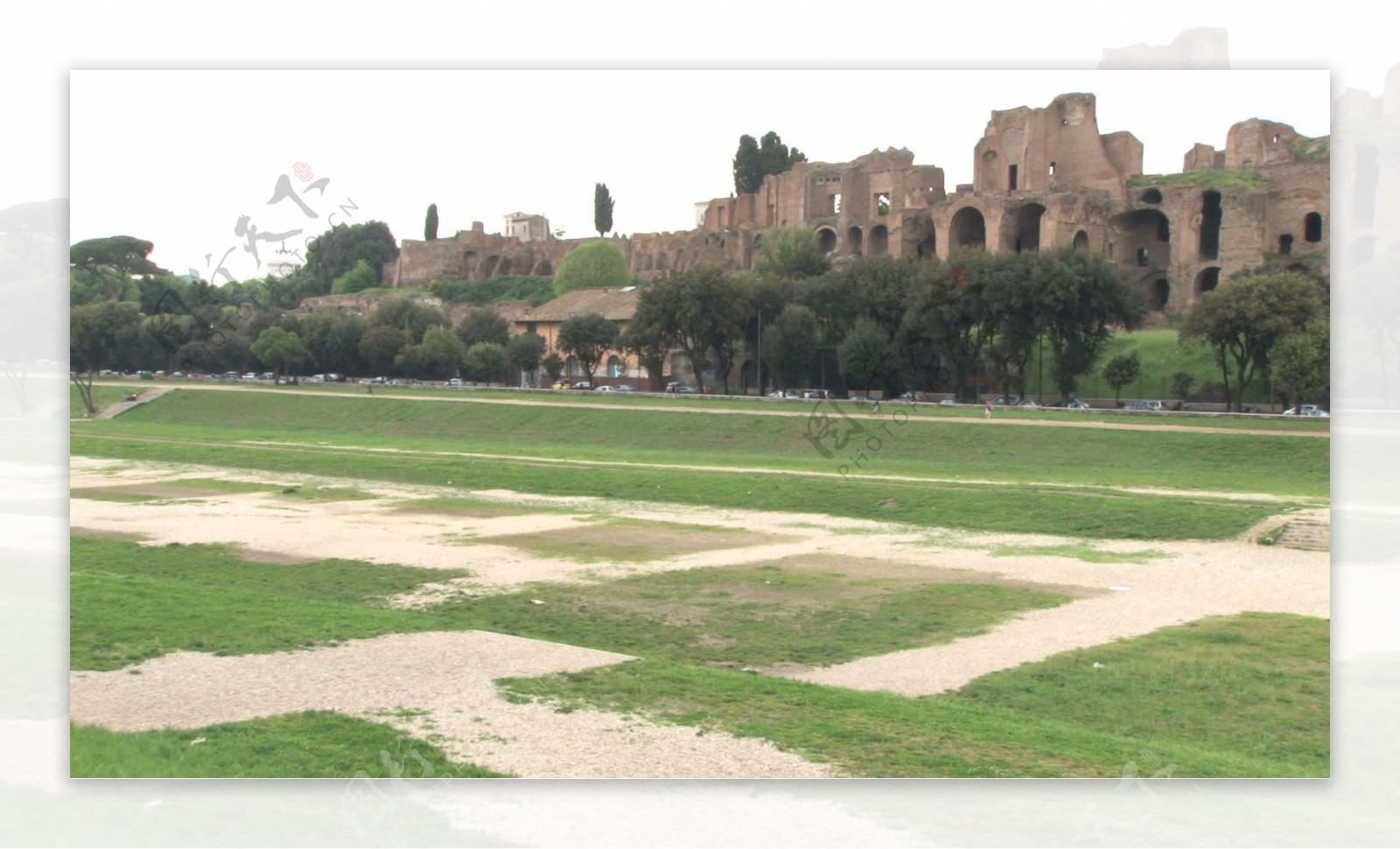 罗马废墟的股票视频墙视频免费下载