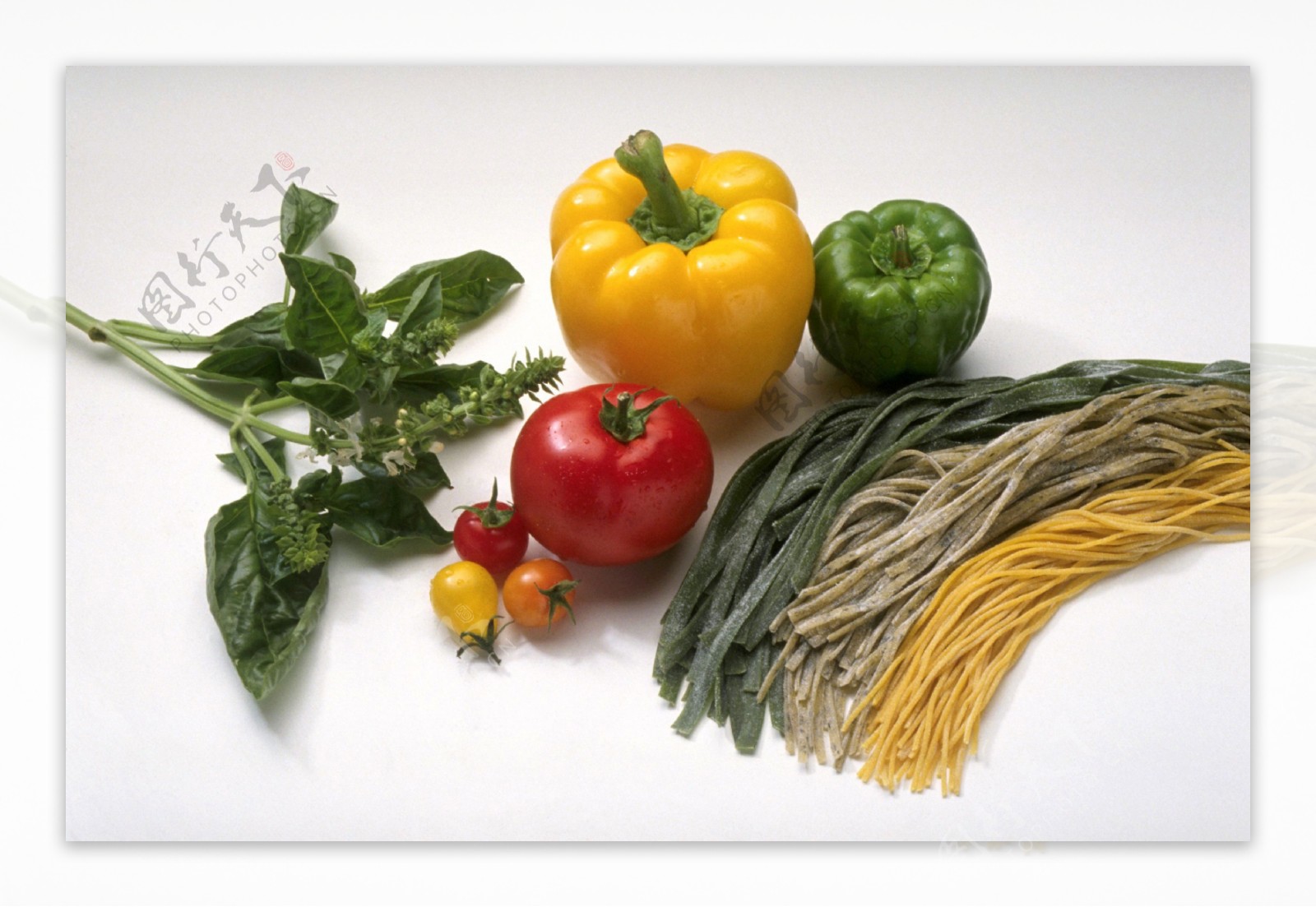 蔬菜白背景素材图图片