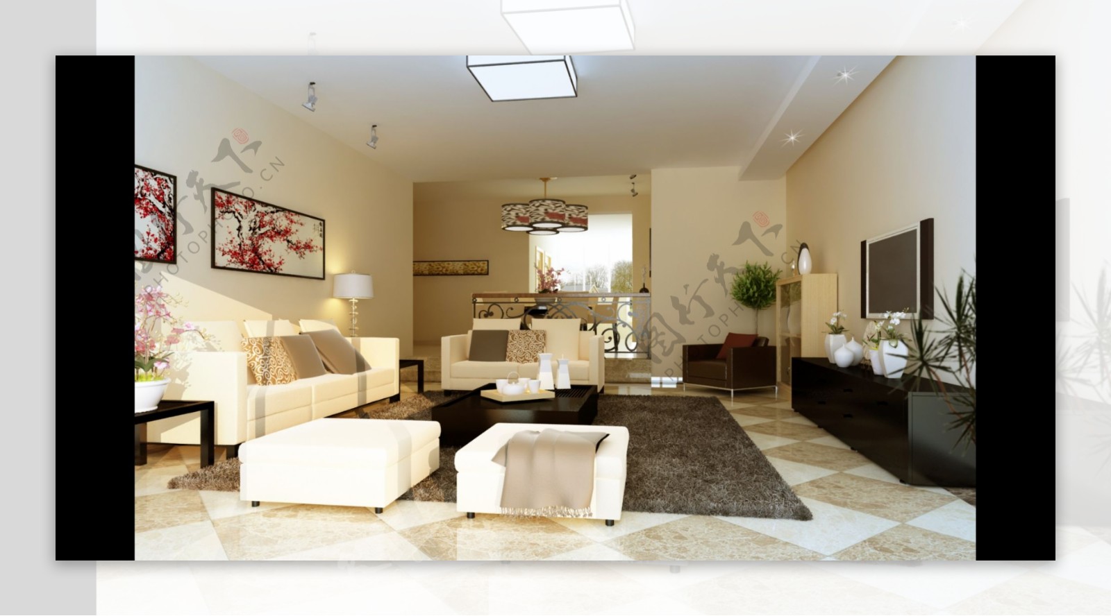 客厅现代风格设计效果图图片