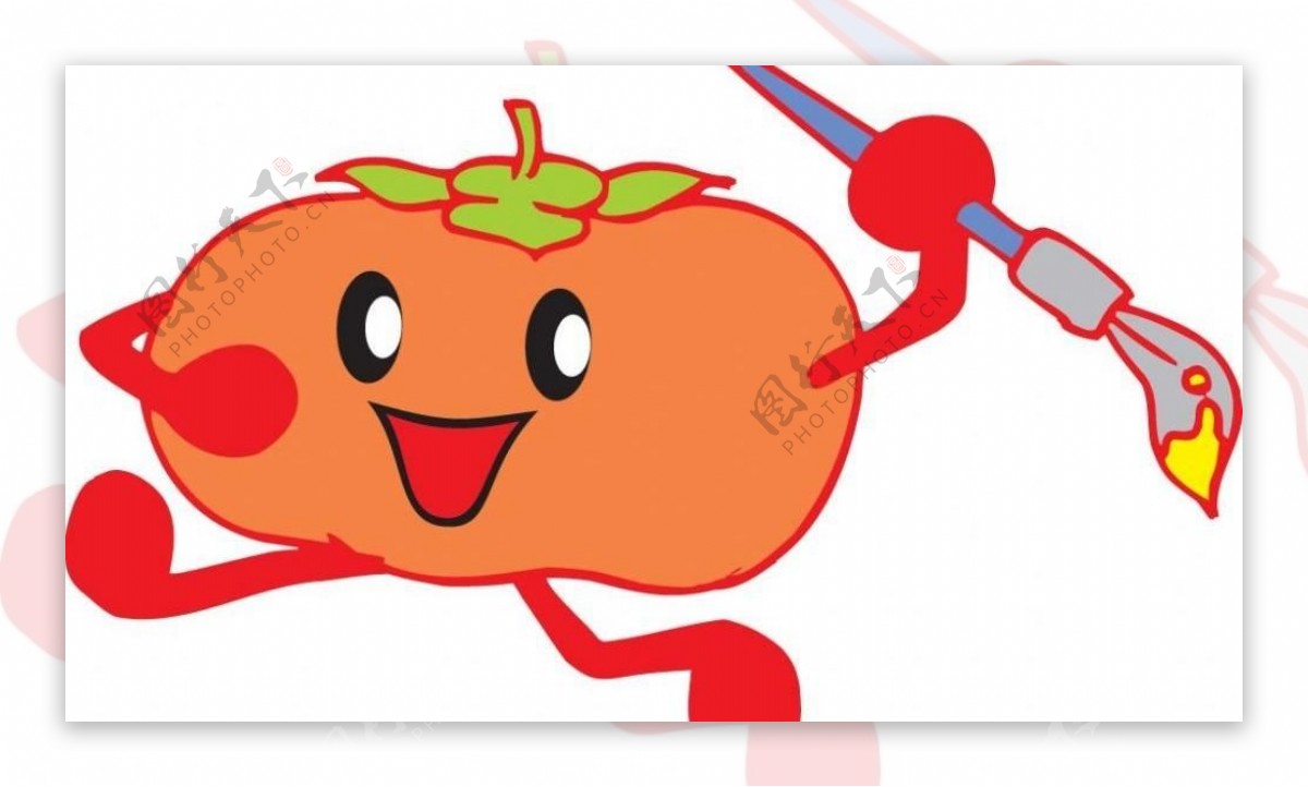 柿子动漫图图片