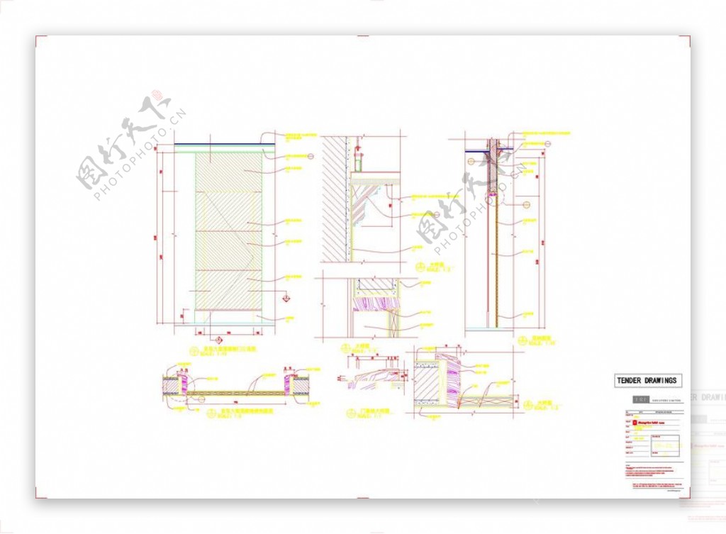 公共空间门大样cad建筑