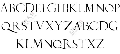 丢勒拉丁字体