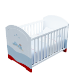 3D婴儿床模型