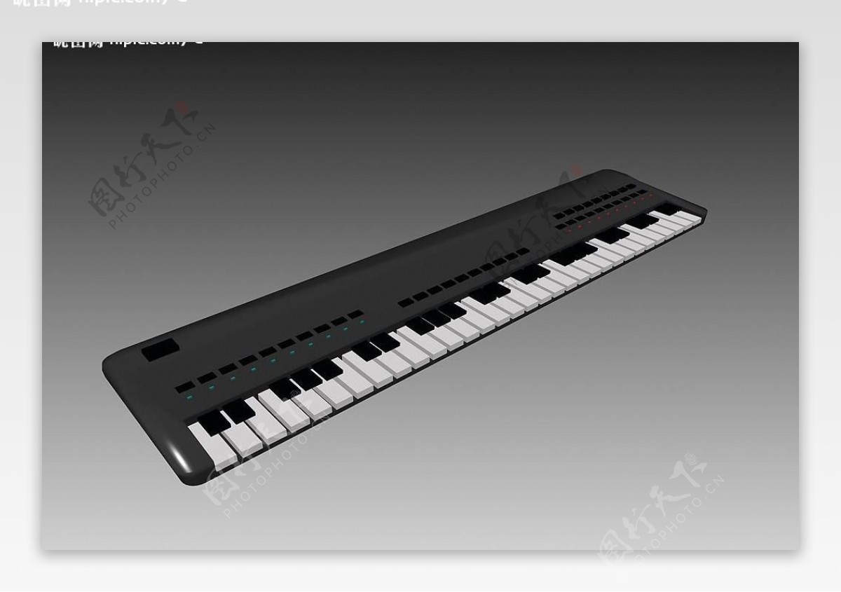 钢琴的3d模型图片