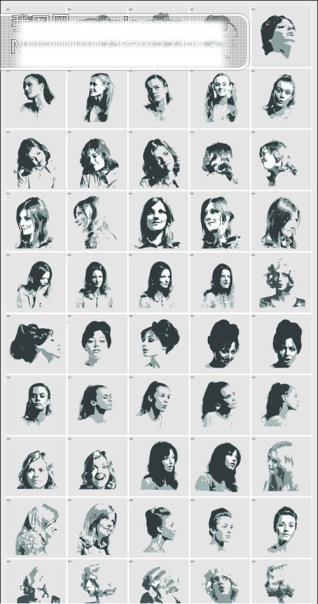 多款女性肖像矢量素材合辑