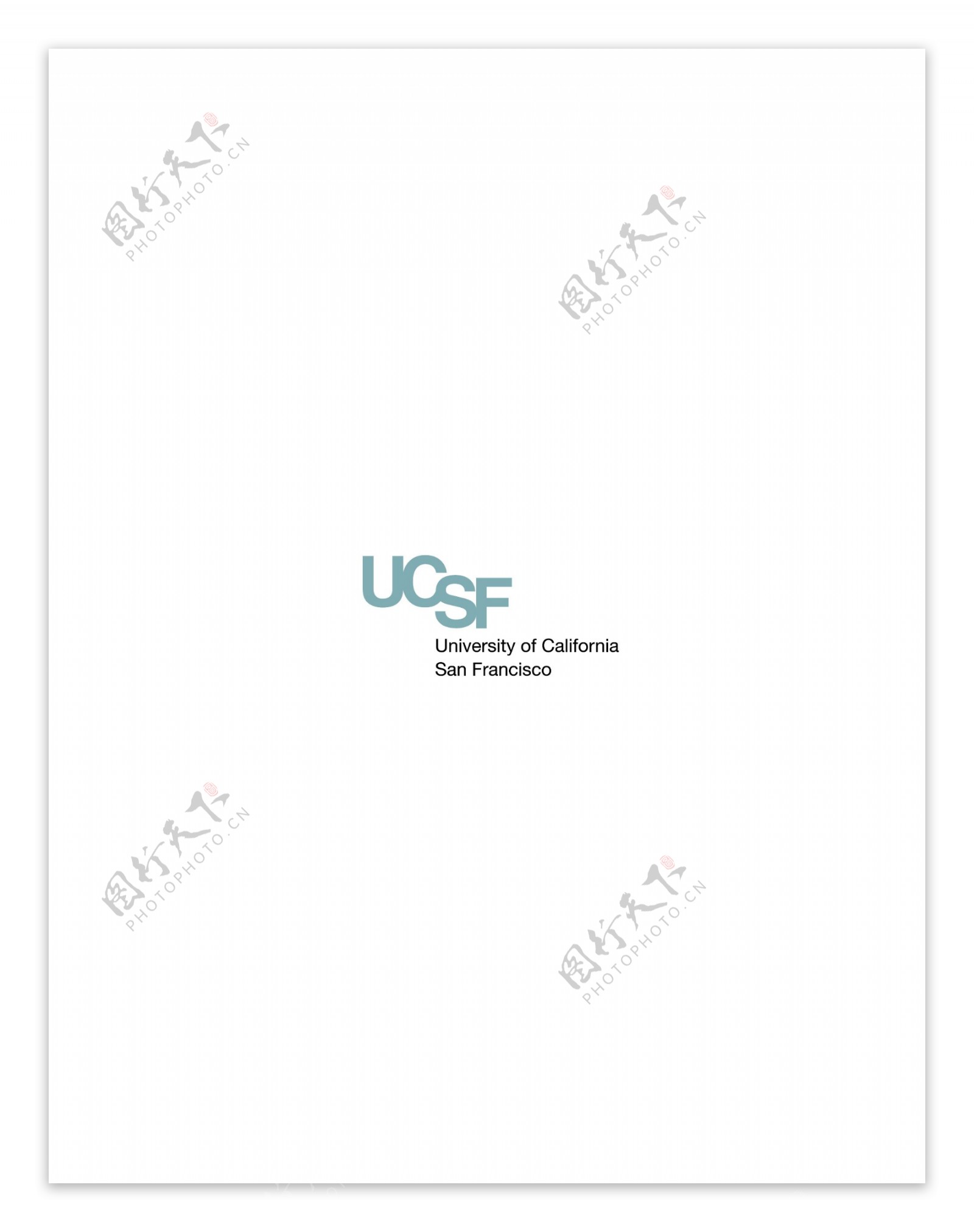 UCSFlogo设计欣赏UCSF传统大学标志下载标志设计欣赏