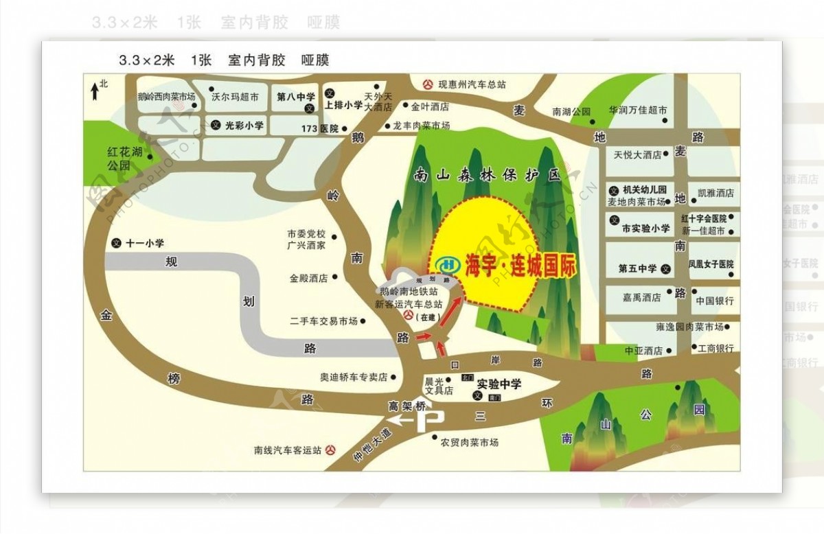 惠州房产楼盘分布图图片