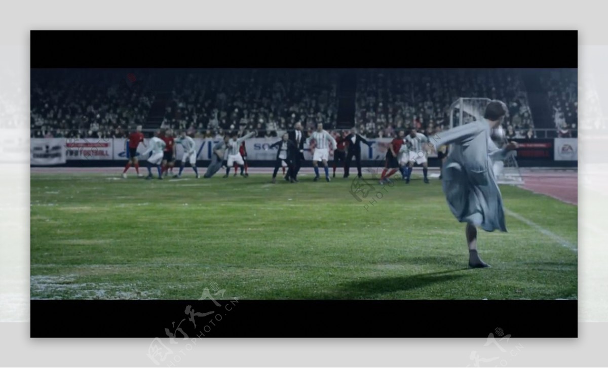 游戏机广告足球篇视频素材
