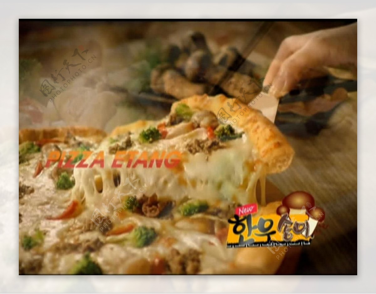 披萨广告视频素材