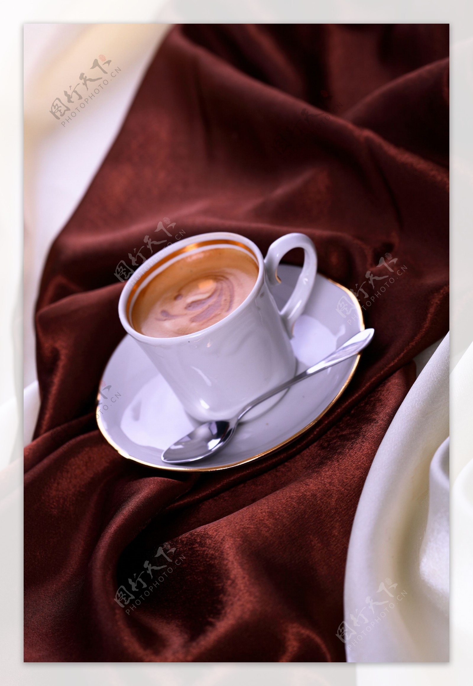 咖啡丝绸图片