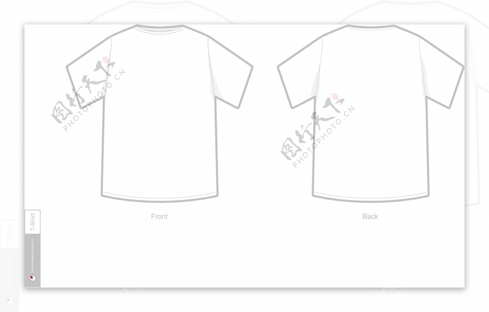 白色T恤样机设计图__PSD分层素材_PSD分层素材_设计图库_昵图网nipic.com