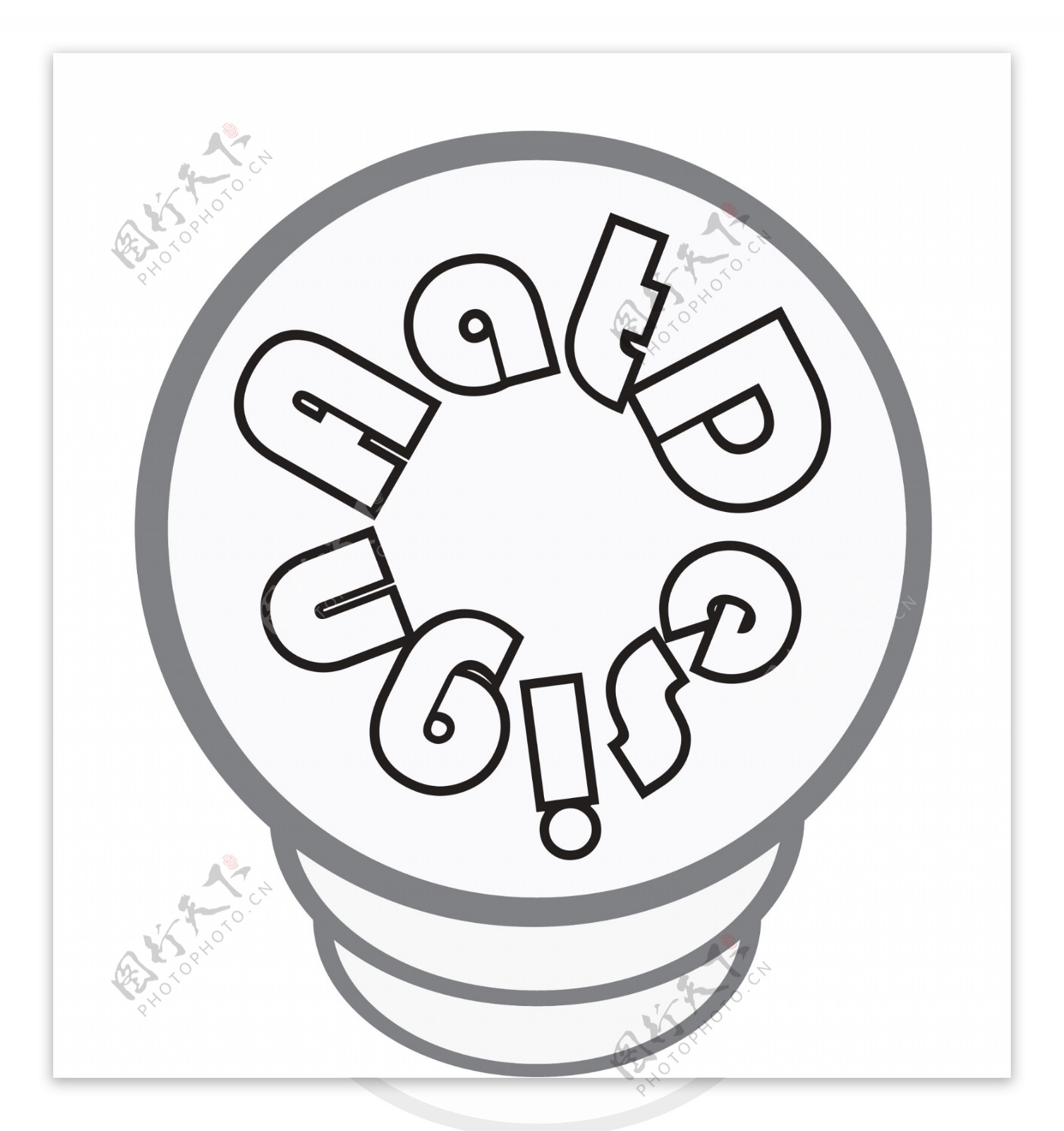 灯泡logo标志创意图片