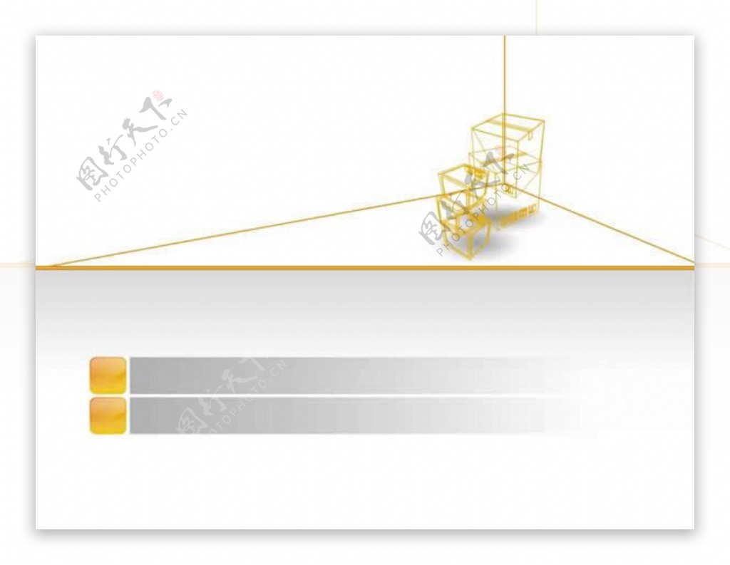 简约线条背景ppt模板