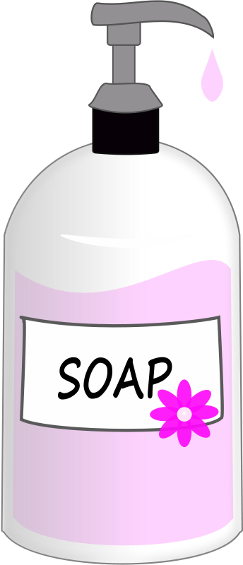 粉红色的液体肥皂