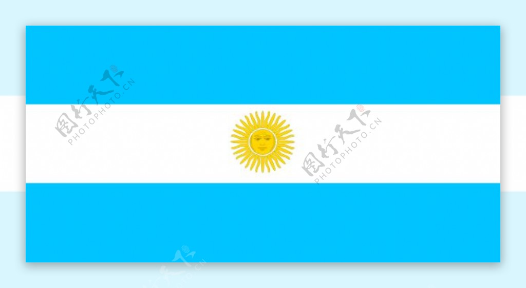 阿根廷的剪贴画国旗