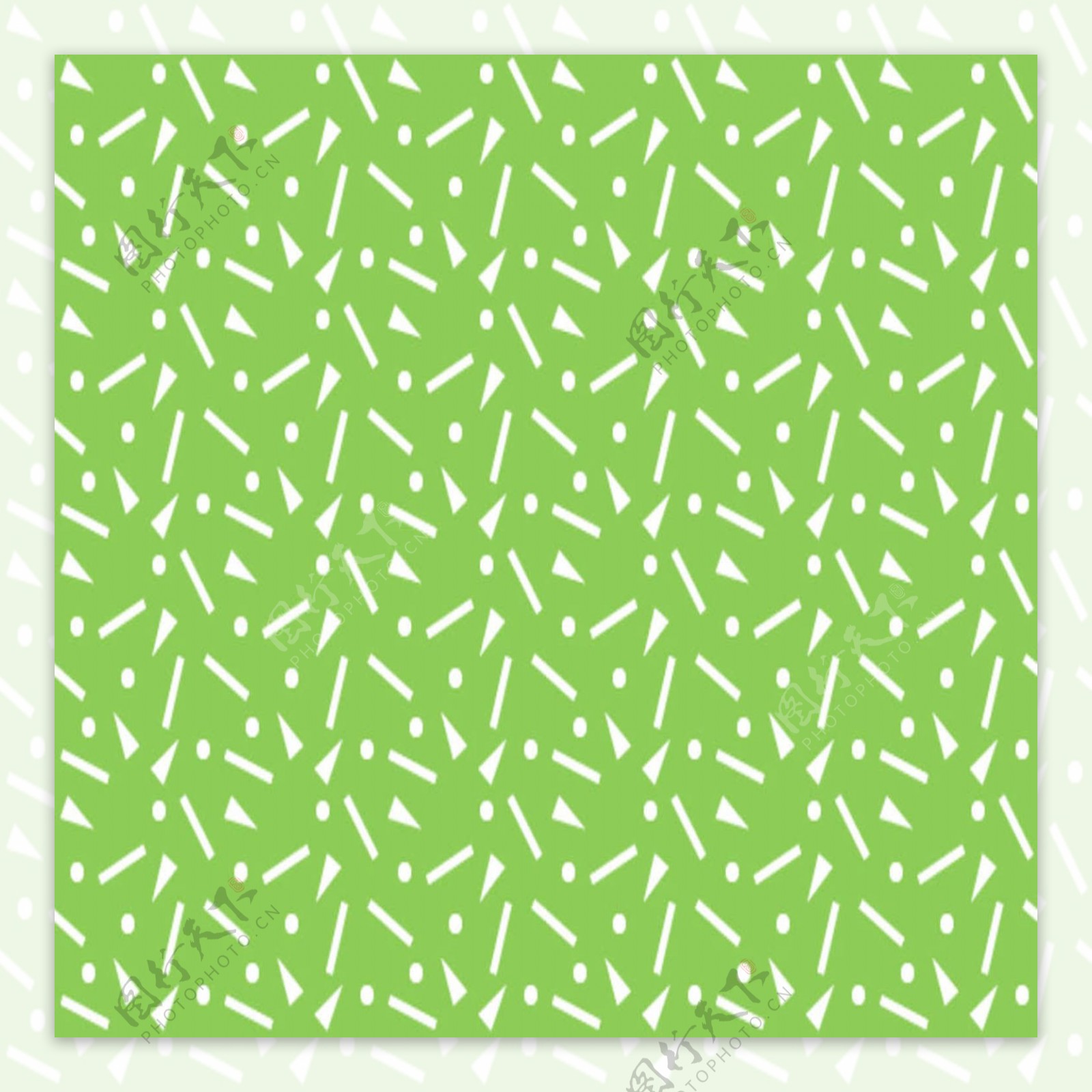 绿色三角纹理图片