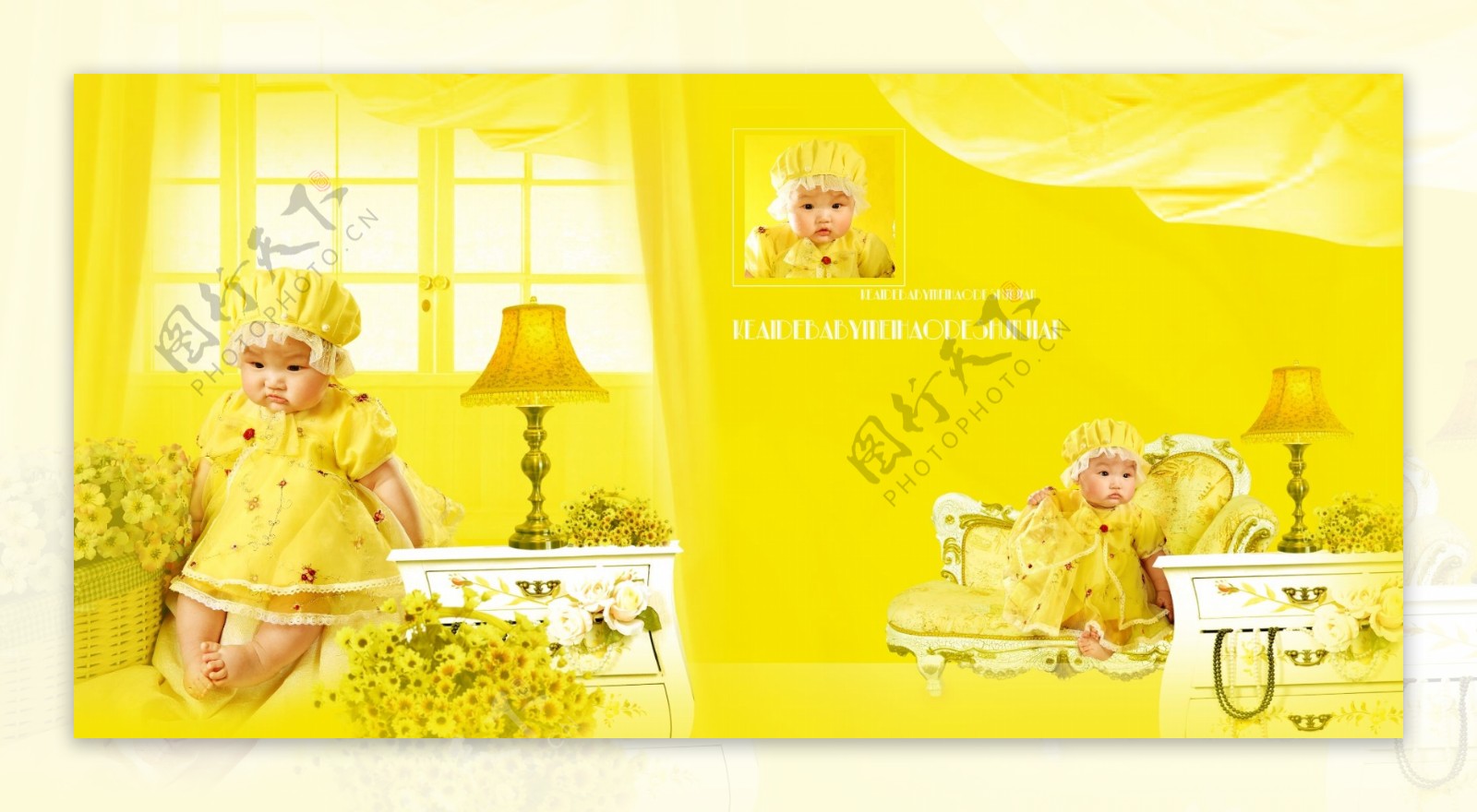 米妮公主韩国色彩儿童模板影楼魔法书DVD51