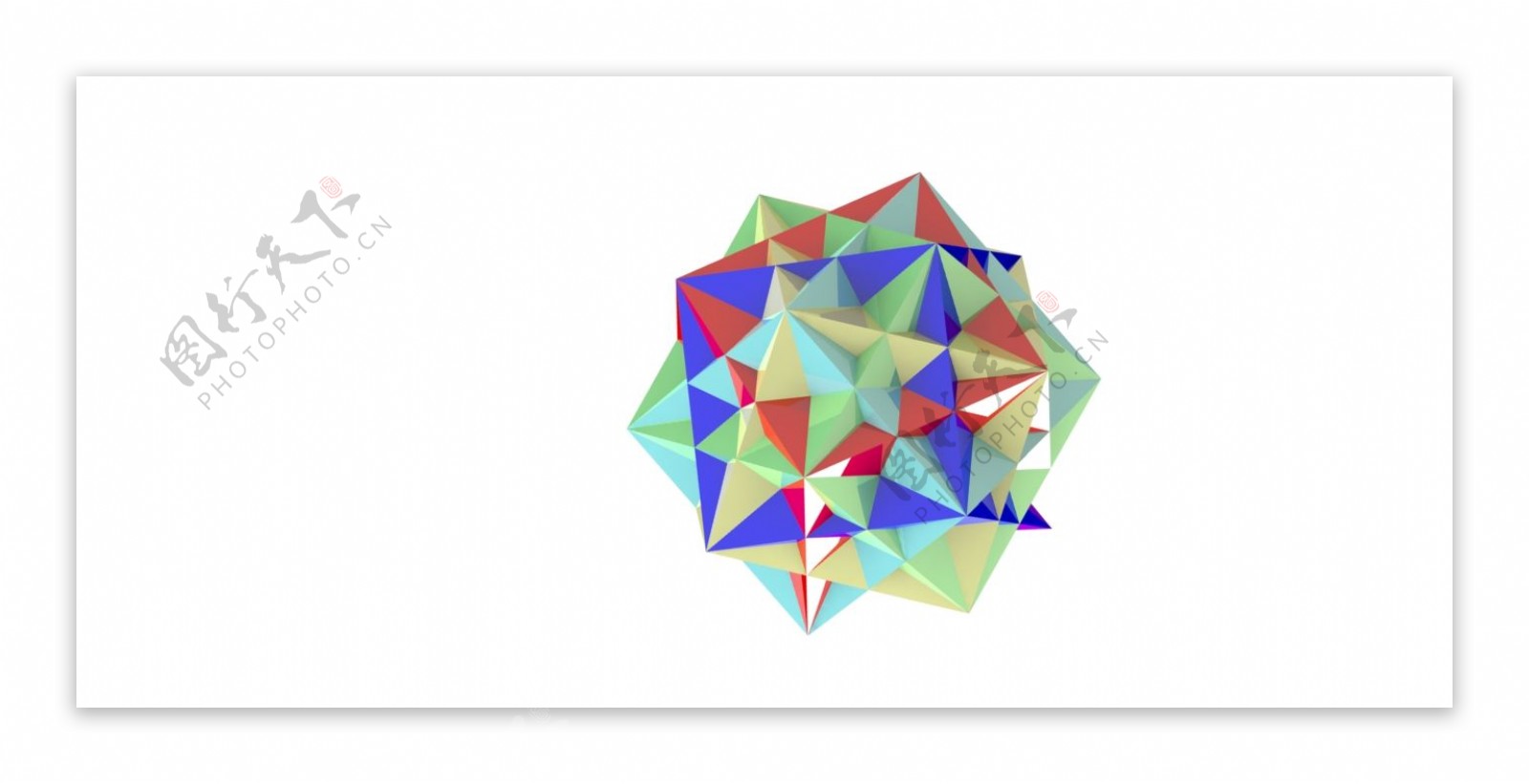 在一个十二面体的五个立方体