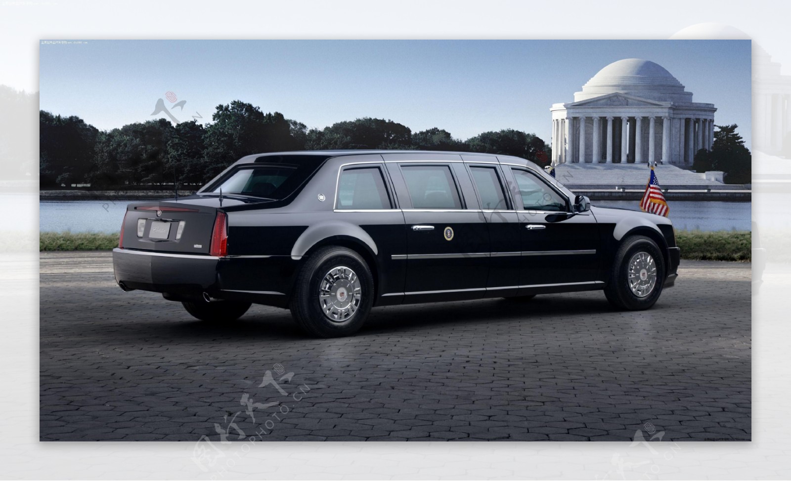 凯迪拉克美国总统专属座驾图片