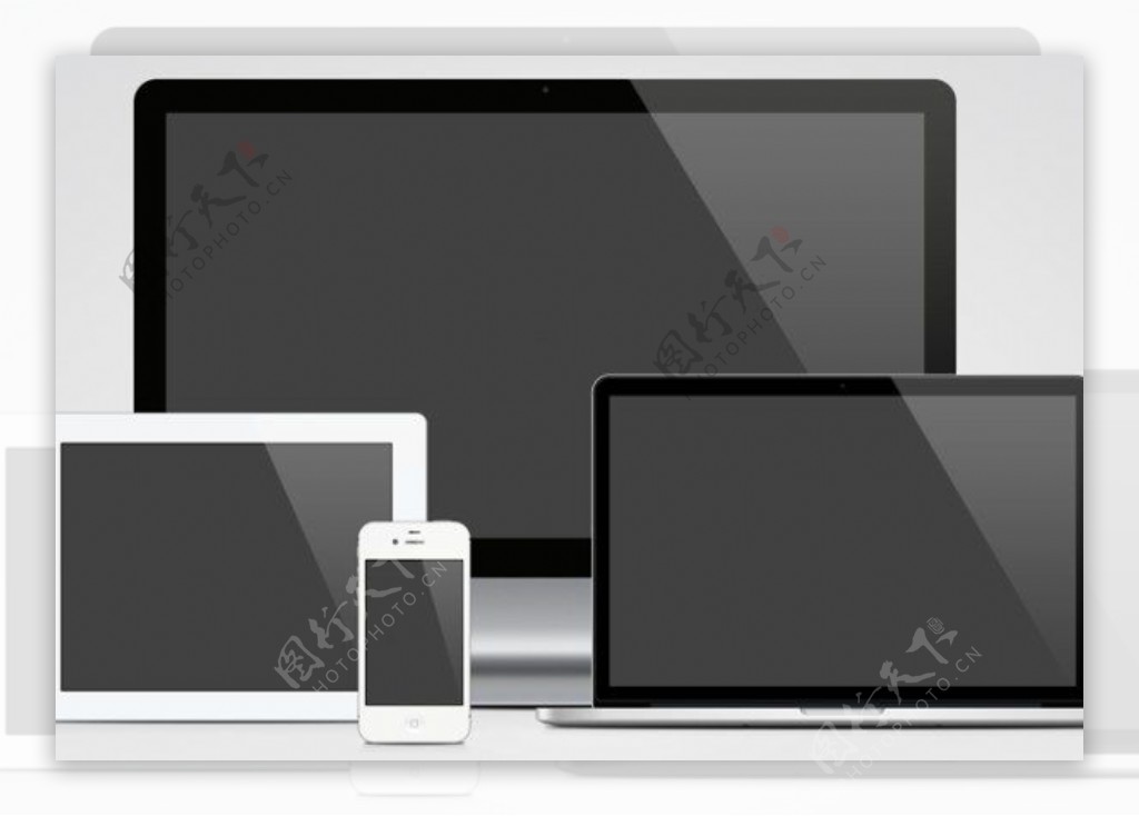 网页项目效果展示Apple家族全系列PSD模版