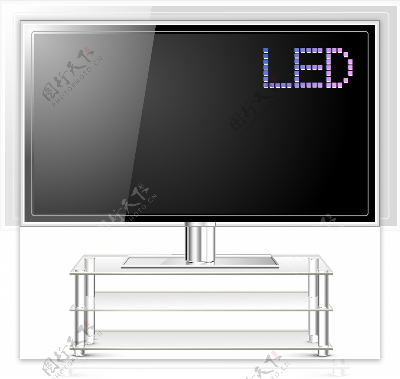 精美LED电视机素材