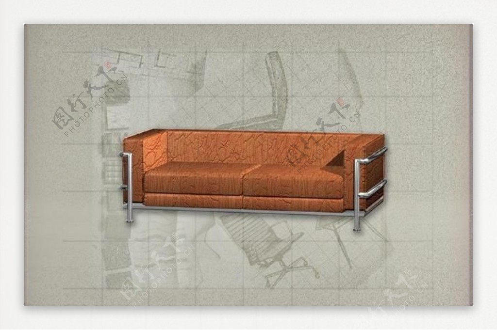 现代主义风格之沙发3D模型沙发031