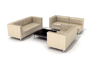 沙发组合3d模型沙发3d模型30