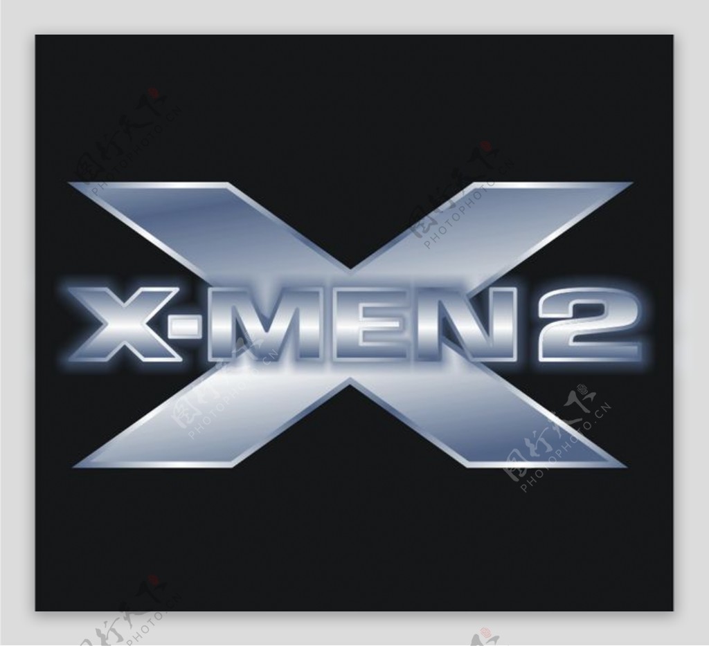 XMEN2logo设计欣赏XMEN2好莱坞电影LOGO下载标志设计欣赏