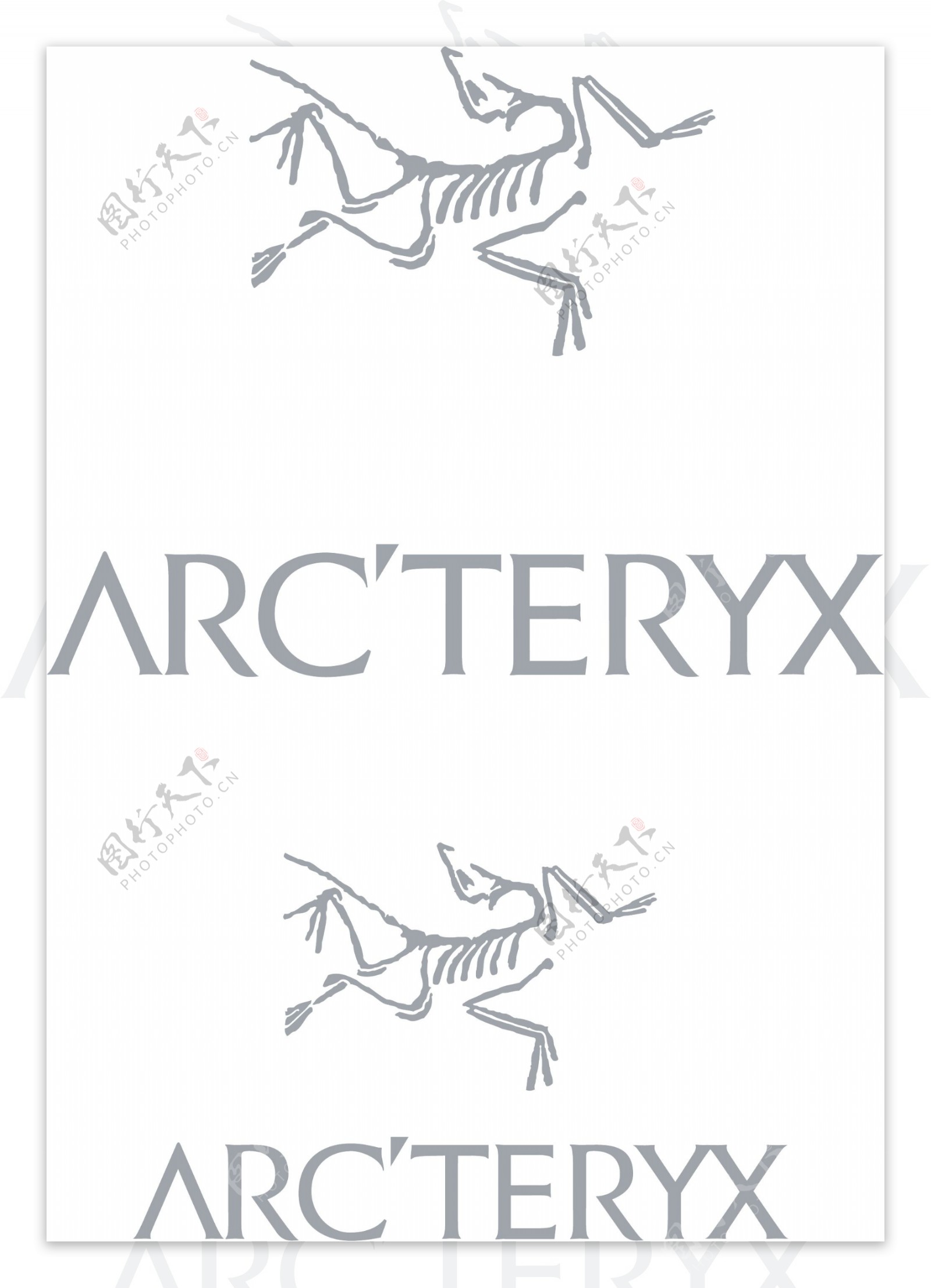 户外品牌始祖鸟ARCTERYX矢量logo