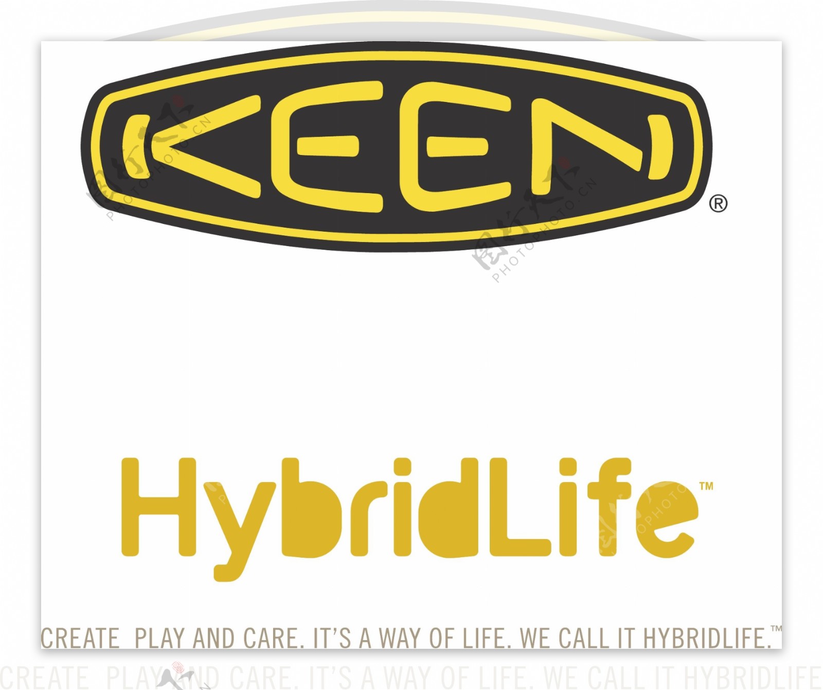 户外品牌KEEN矢量logo
