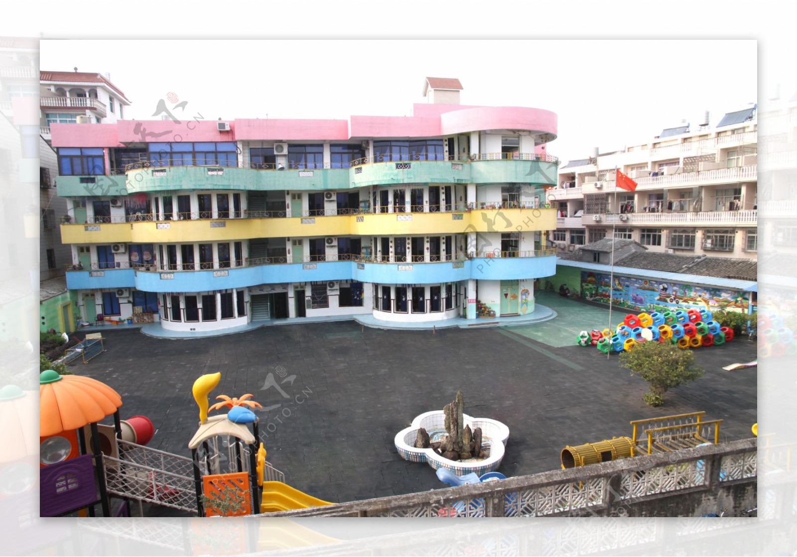 幼儿园教学楼风景