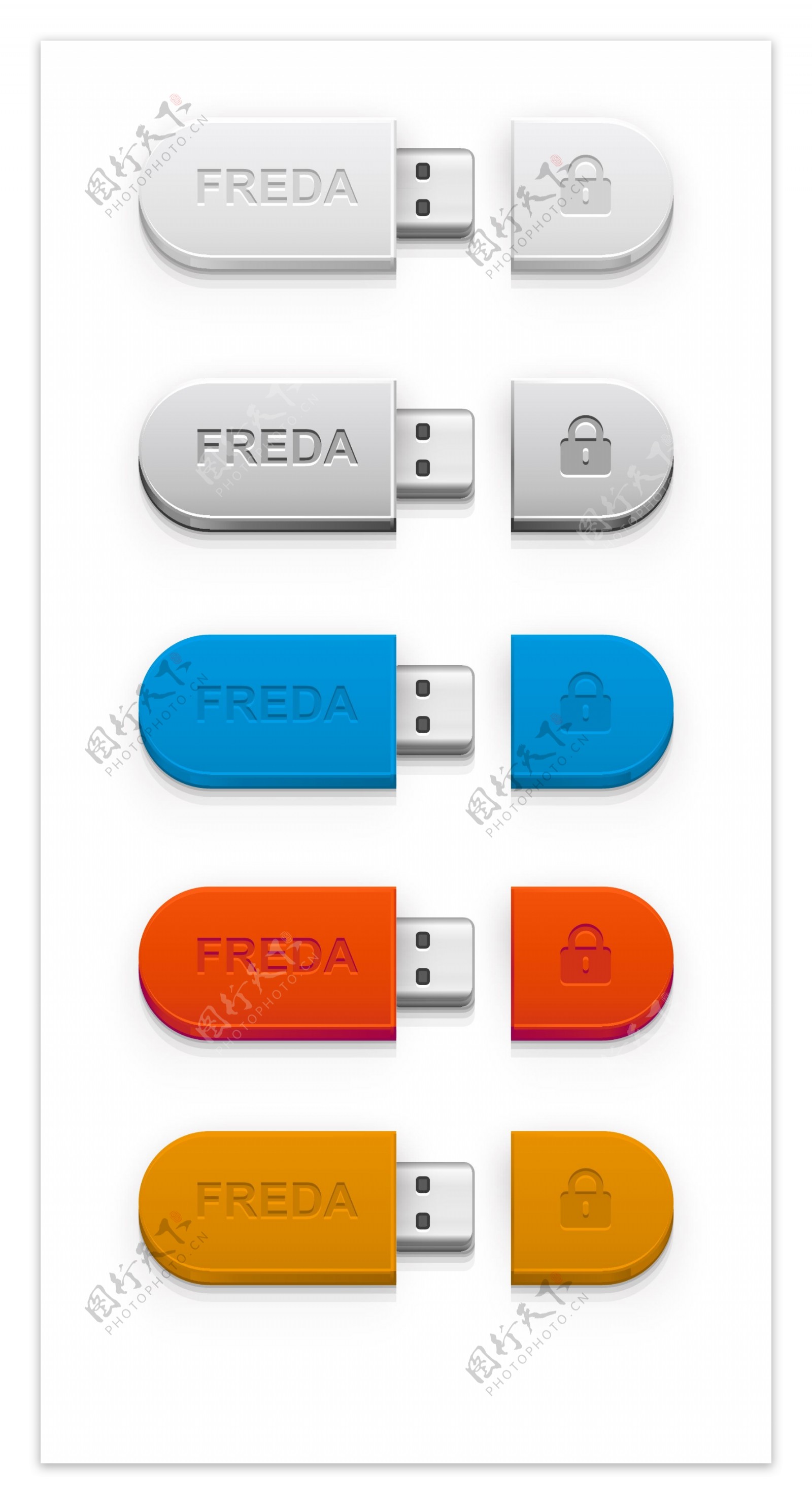 USB设计矢量