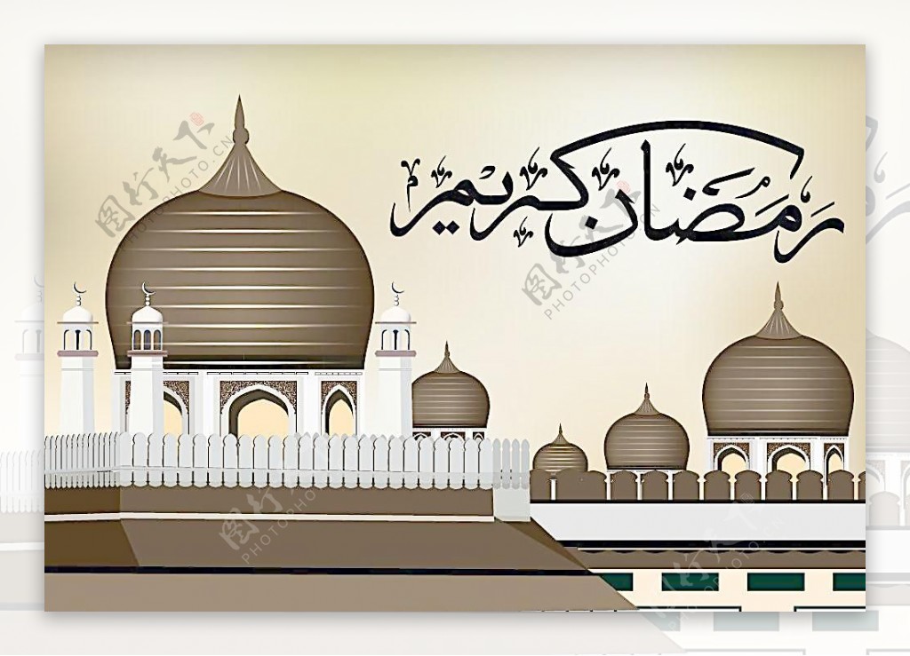 伊斯兰教堂背景图片