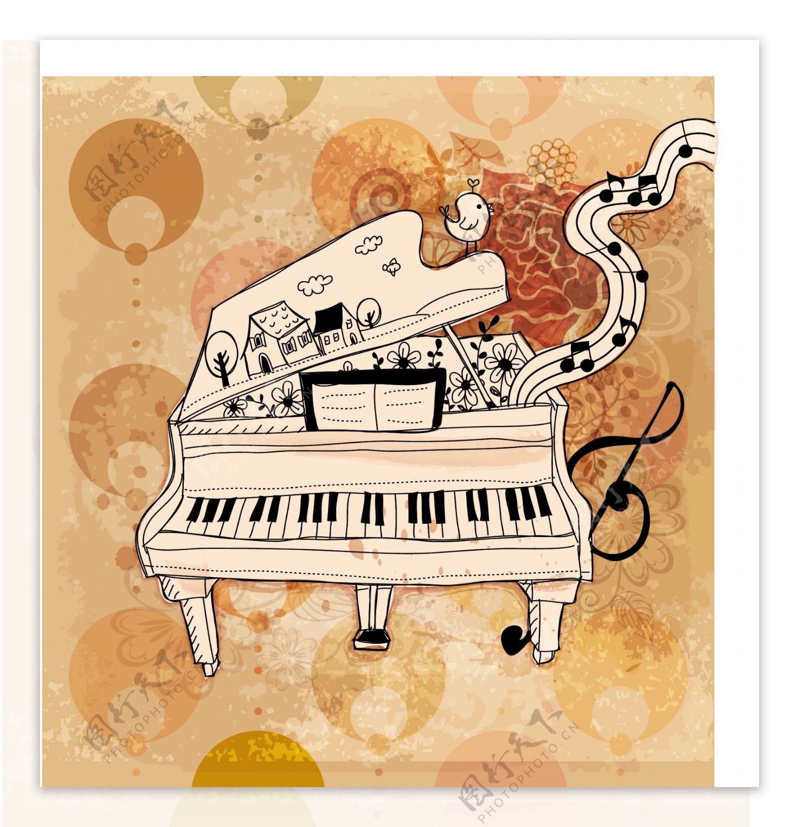 海上钢琴师|插画|儿童插画|Mr韩先生 - 原创作品 - 站酷 (ZCOOL)