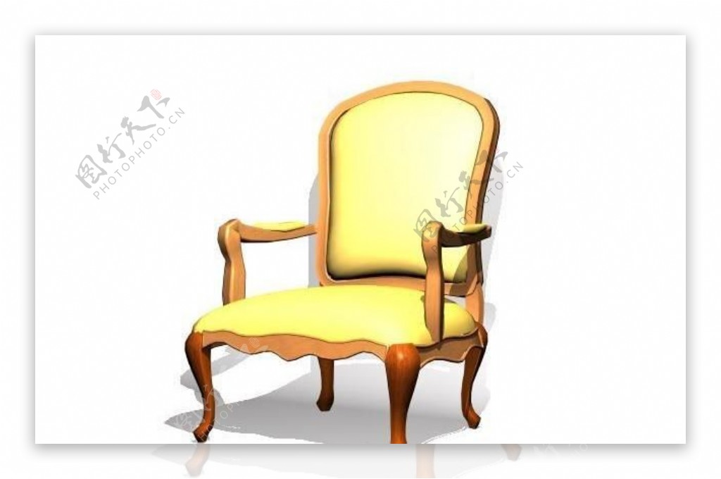 欧式家具椅子0113D模型