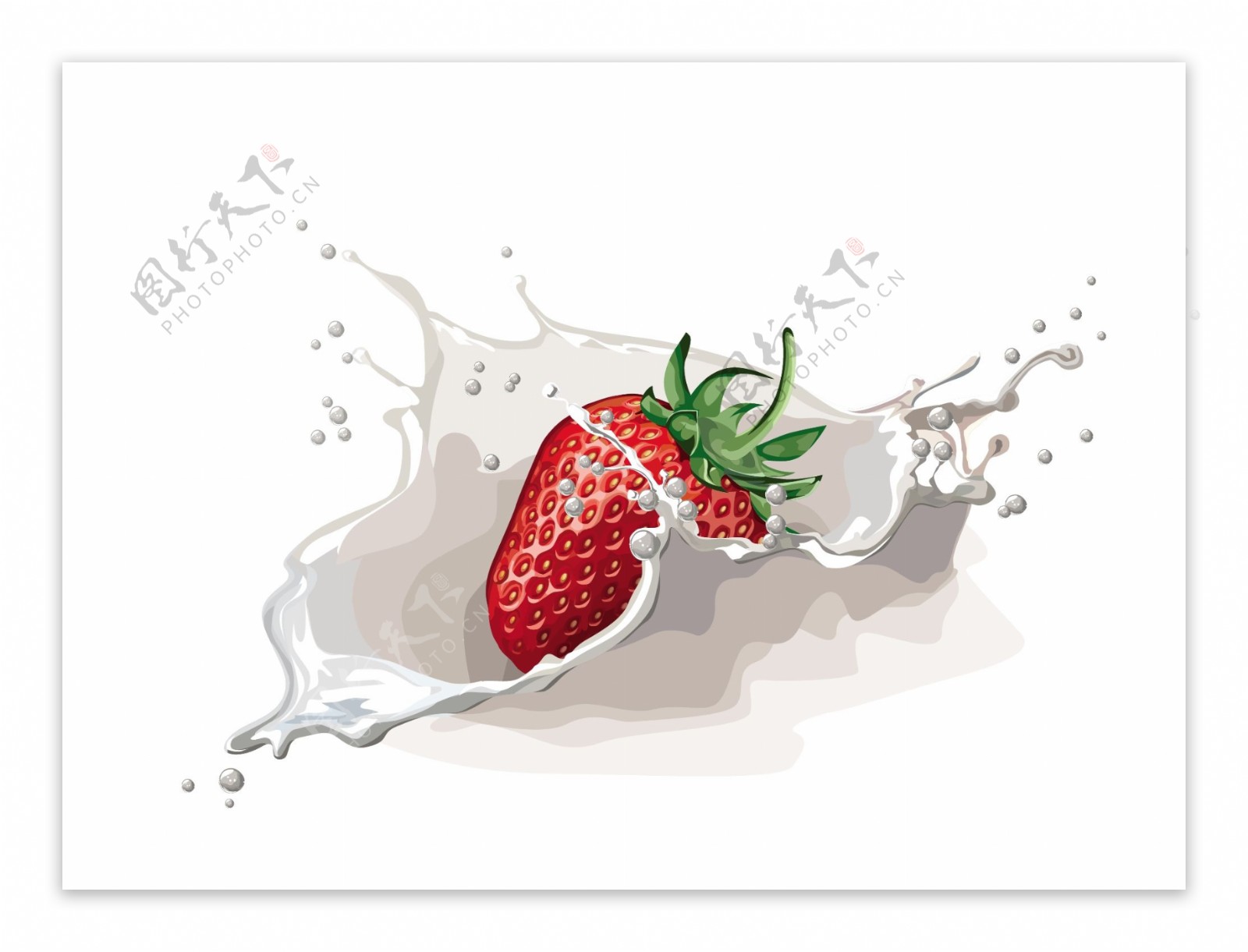 草莓和牛奶草莓牛奶