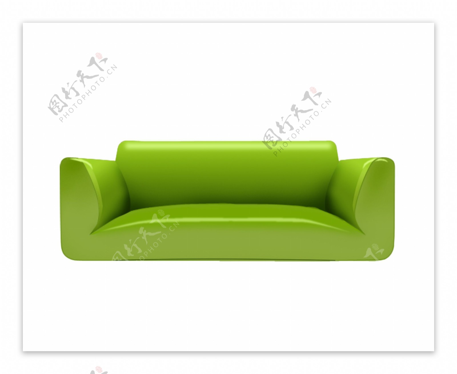 质感绿色沙发