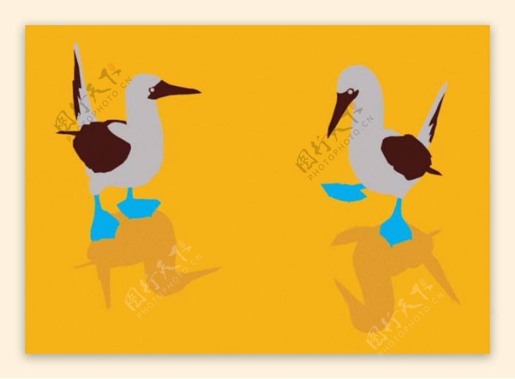 位图动物鸭子色彩彩色免费素材