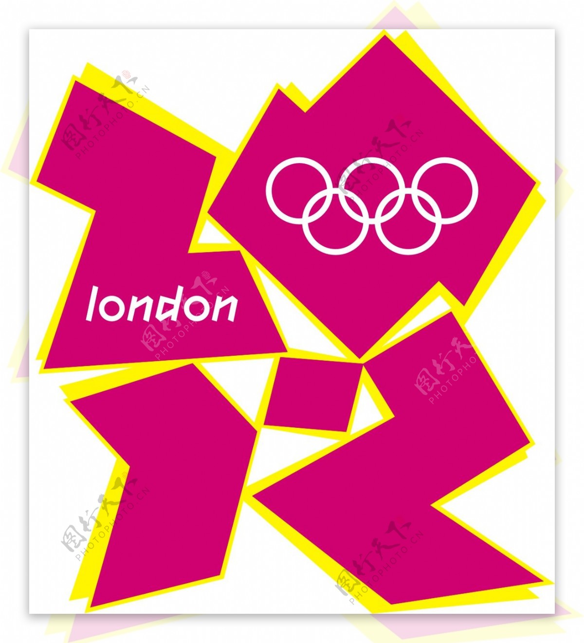 2012年伦敦奥运会会徽矢量素材