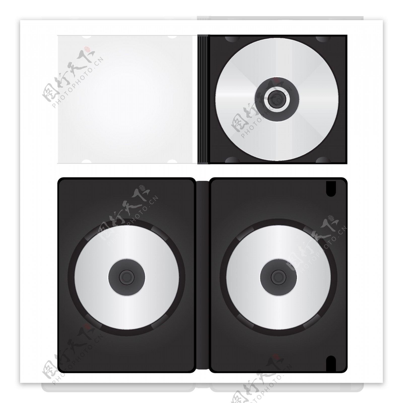 空白CDDVD包装包装光盘光碟