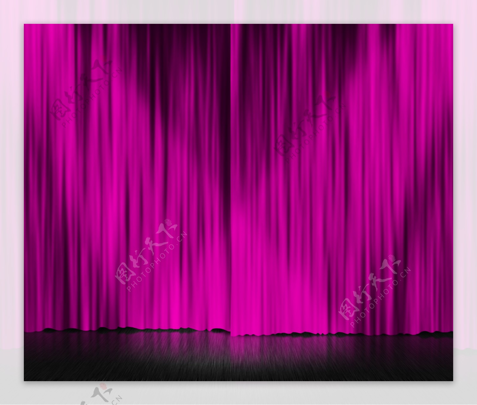 紫幕舞台背景