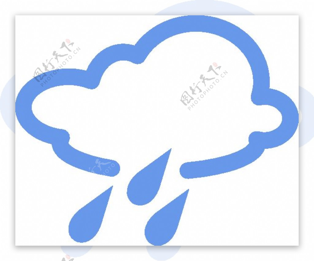 多雨的天气符号剪贴画