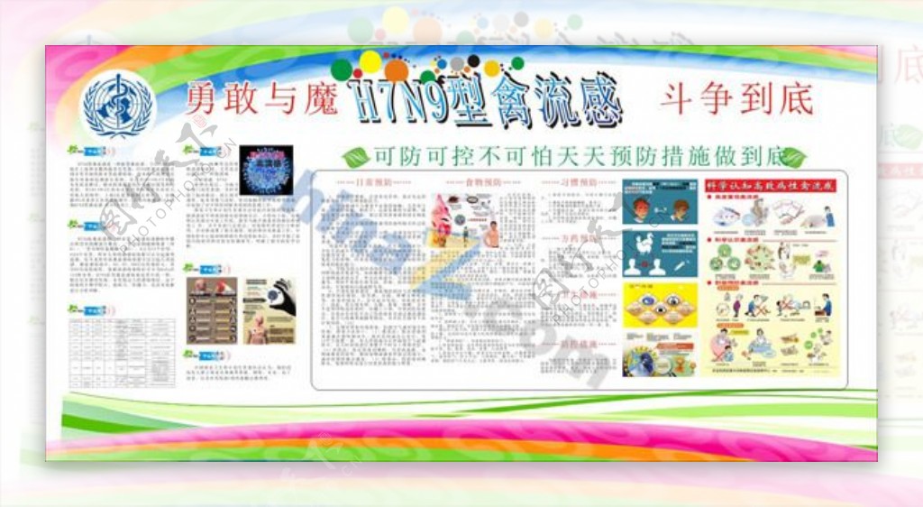 H7N9禽流感宣传展板
