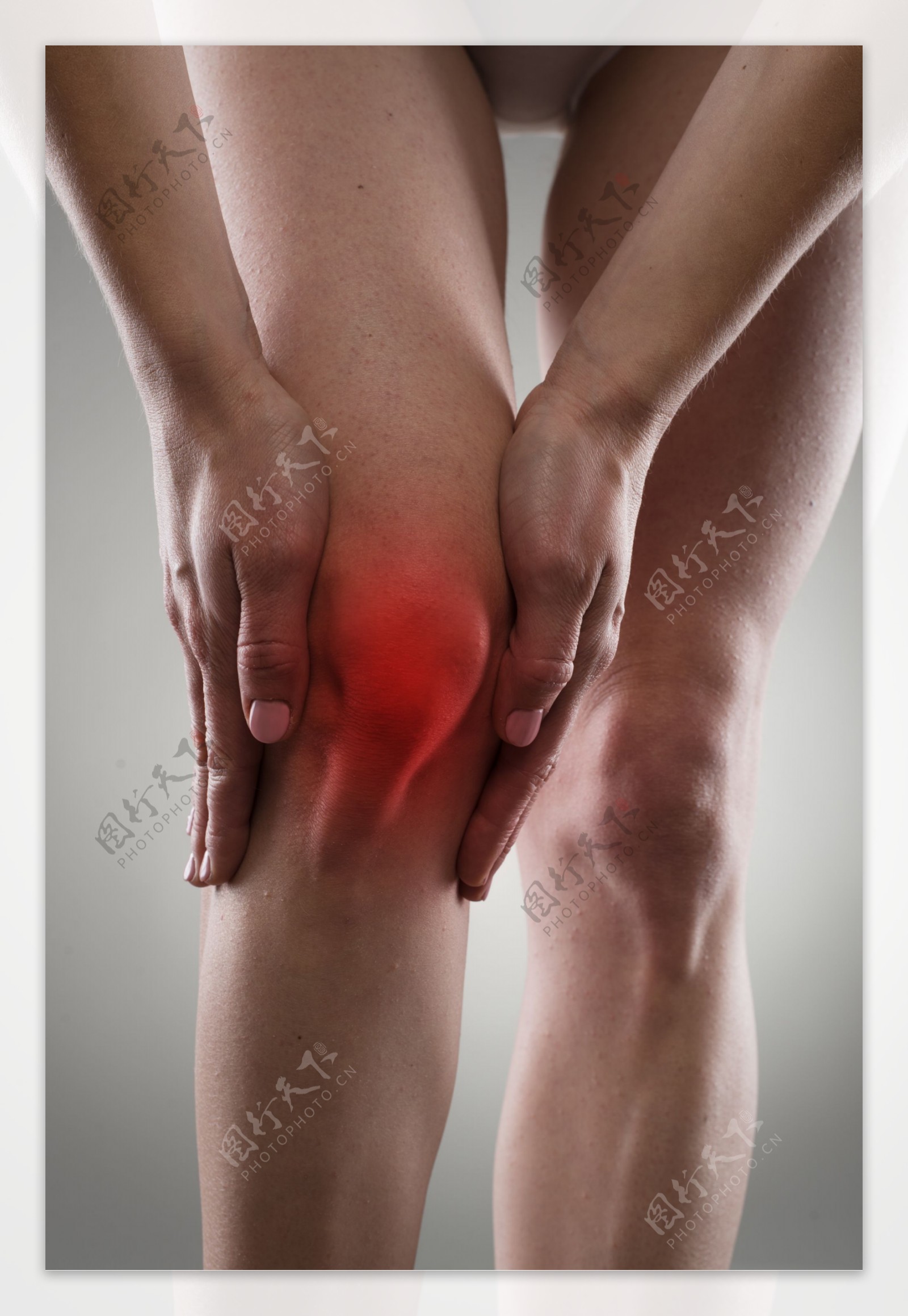 膝盖痛图片