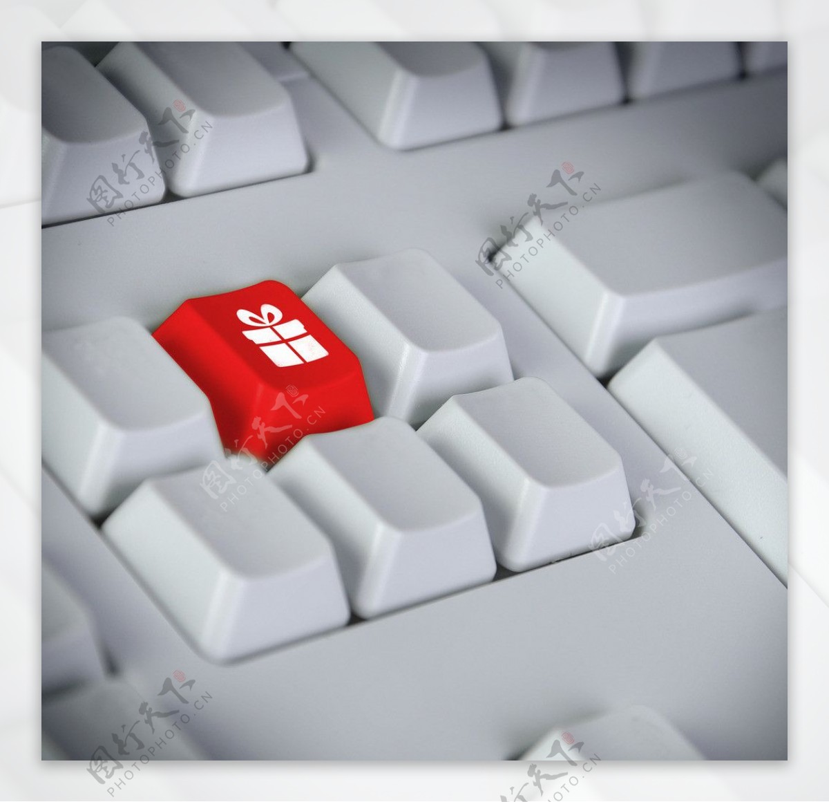 键盘红色按键图片