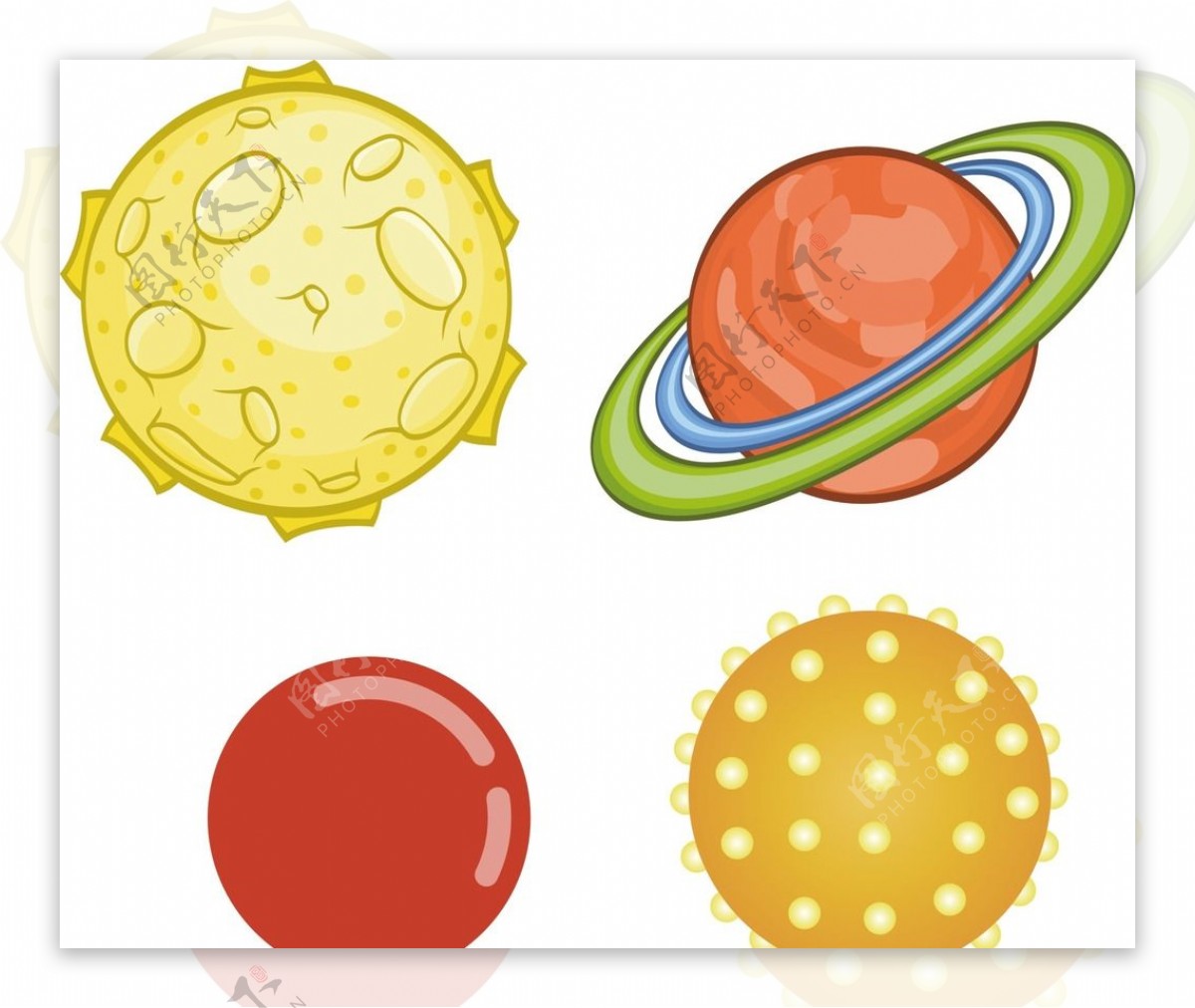 行星圆形玩具图片