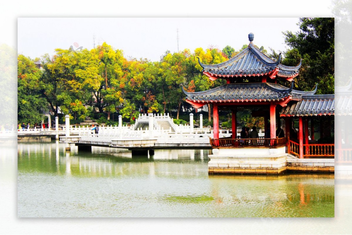 桂林两江四湖景观图片