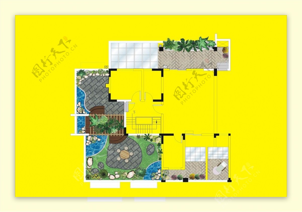 室内装修设计图纸CAD图纸效果图,室内模型,模型设计/效果图,设计模板,汇图网www.huitu.com