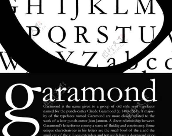 世界100佳英文商业字体02Garamond